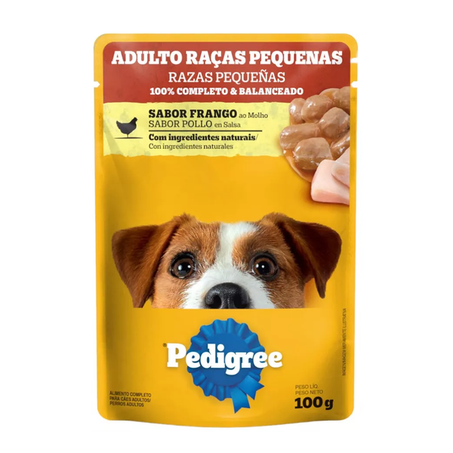 PEDIGREE AD RAÇAS PEQUENAS FRANGO/MOLHO 100G