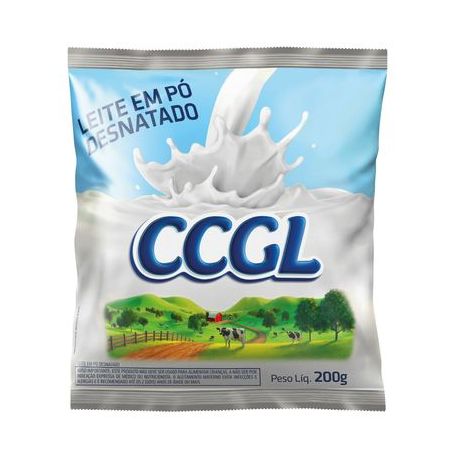 Leite em Pó Ccgl Desnatado Embalagem 200G