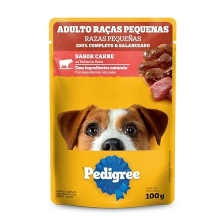PEDIGREE AD RAÇAS PEQUENAS CARNE/MOLHO 100G