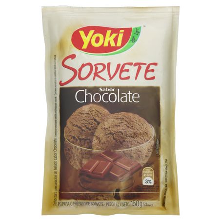 PÓ PARA SORVETE CHOCOLATE YOKI