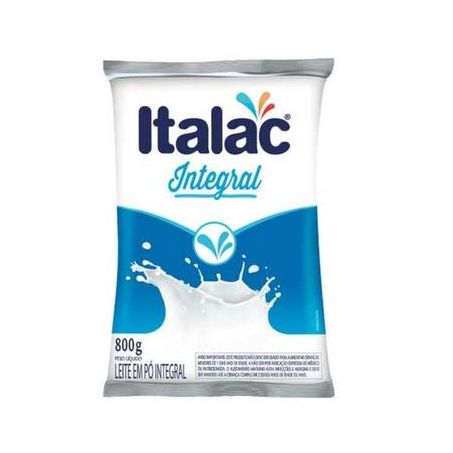 Leite em Pó Italac Integral Embalagem 800G