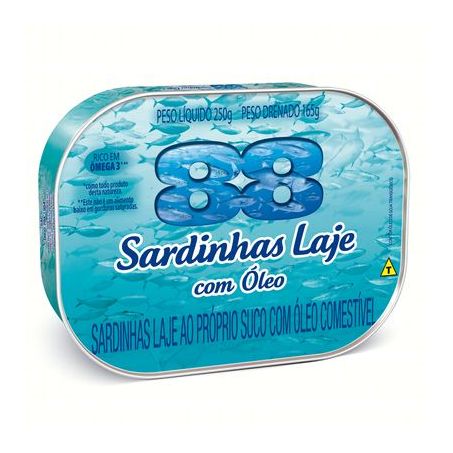 Sardinha Laje com ÓLeoata 165g 88LT