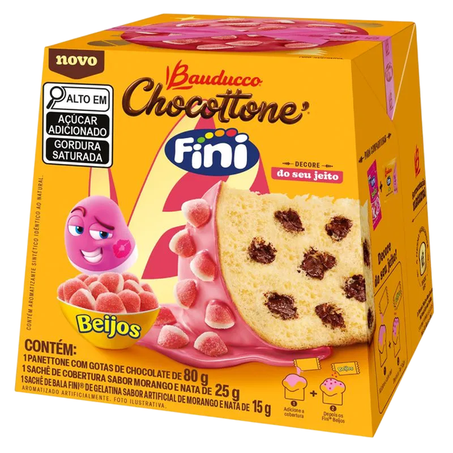 Mini Chocottone Bauducco Beijos 80g