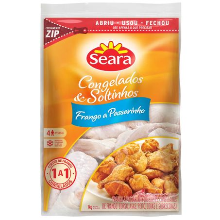 FRANGO PASSARINHO SEARA 1KG CONGELADO