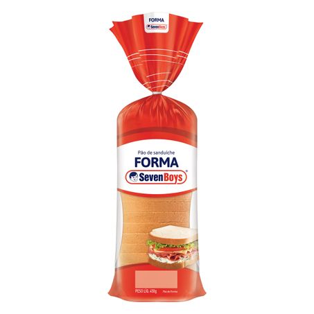 PÃO DE FORMA SANDUÍCHE SEVEN BOYS