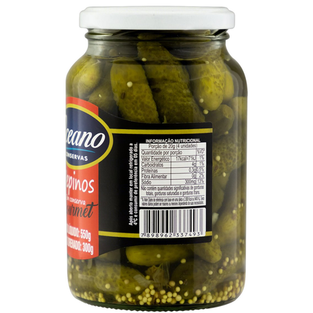 Pepino em conserva oceano vidro 300g 360-1
