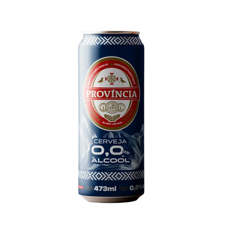 CERVEJA PROVINCIA PILSEN ZERO ALCOOL LATÃO 473ML