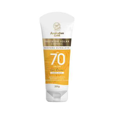 Protetor Solar Australian Gold Gel Creme Fator 70 200G