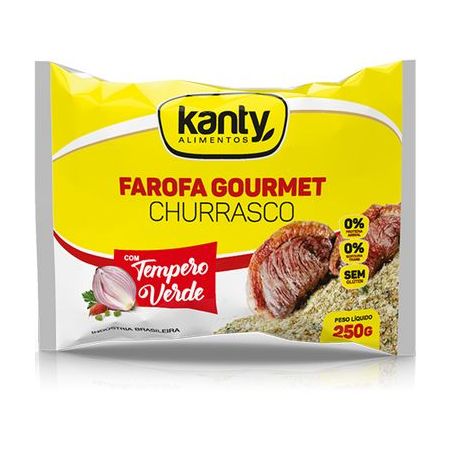 Farofa gourmet churrasco kanty 250g