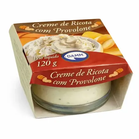 CREME DE RICOTA DAMM COM PROVOLONE 120G