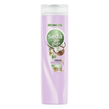 SHAMPOO SEDA 325ML LEITE COCO E ÁGUA DE ARROZ