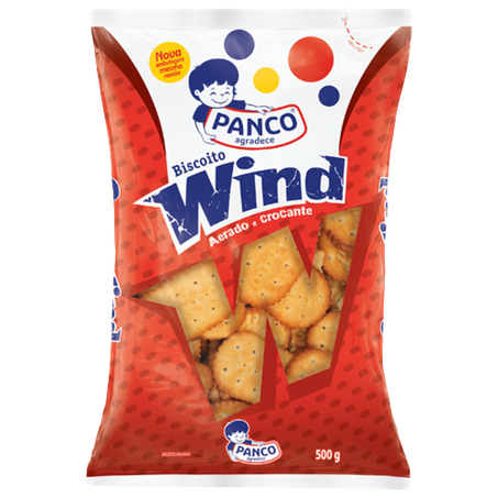 BISCOITO PANCO WIND SALGADO 500G