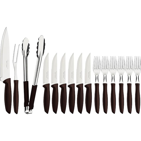 Conjunto Tramontina Churrasco Inox 15 Peças