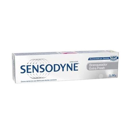 Creme dental sensodyne branqueador extra fresh 90g