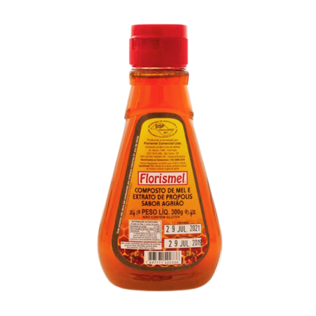 Composto De Mel e Extato De Própolis Florismel 300g