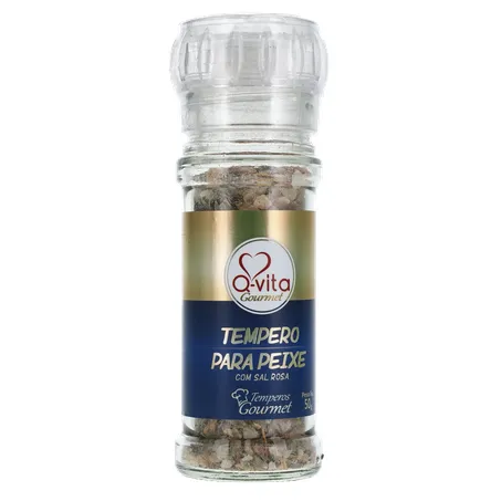 Tempero q-vita para peixe c-s moedor52 360-35