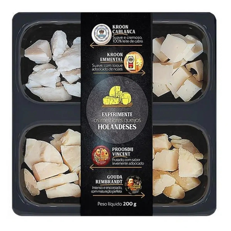 Kit Queijos Nacon Ouro Bandeja 200G