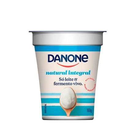 Iogurte danone 160g natural integral