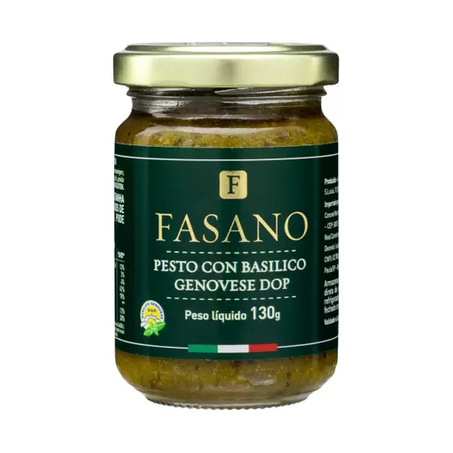 MOLHO FASANO 130G PESTO GENOVESE