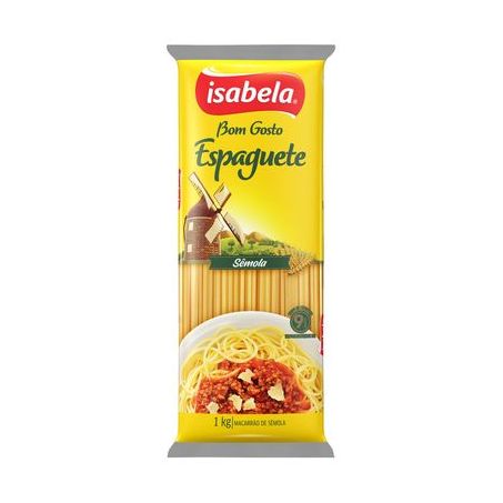 Massa semola espaguete bom gosto 1kg