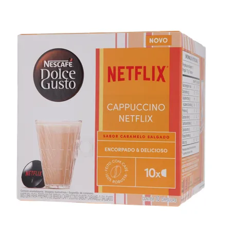 CAFÉ CÁPSULA DOLCE GUSTO CAPPUCCINO NETFLIX C/10 360-2