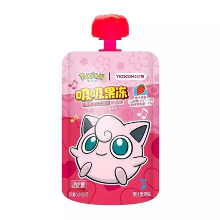 BALA DE GELATINA POKEMON SABOR MORANGO150G