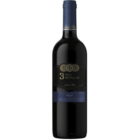 Vinho santa rita 3 medallas merlot 750ml