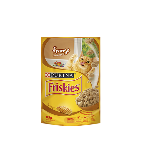 RAÇAO FRISKIES 85G FRANGO AO MOLHO SACHE