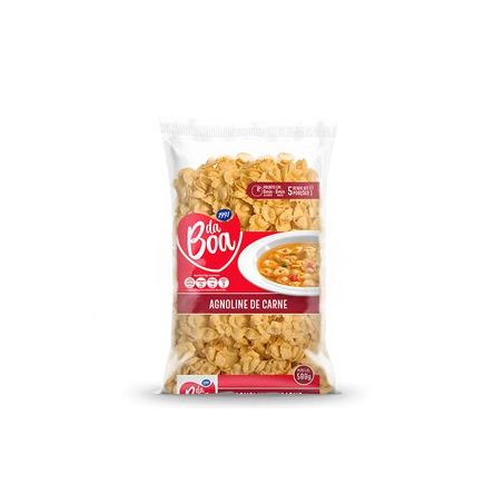 Massa Fresca Da Boa Agnoline de Carne Embalagem 500G