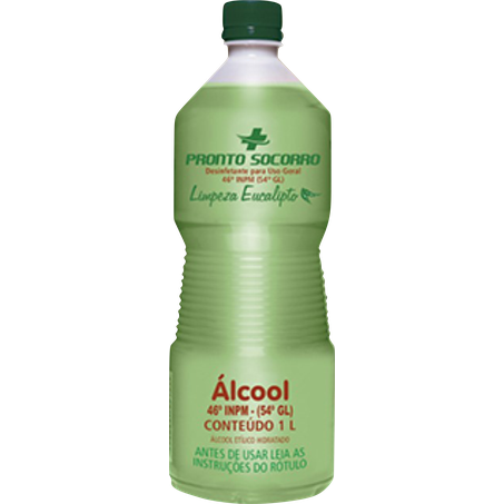 Alcool pronto socorro 1l eucalipto desin