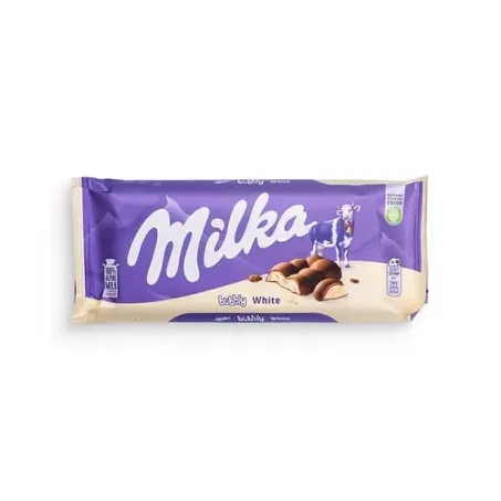 CHOCO MILKA BUBBLY WHITE 95G (098402)