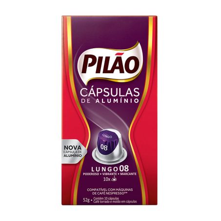 Cápsula Pilão Lungo 8 Intenso 10un 52g 
 