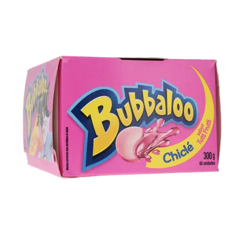 Chicle Bubbaloo Tutti Frutti 60 Unidades 5g 360-16