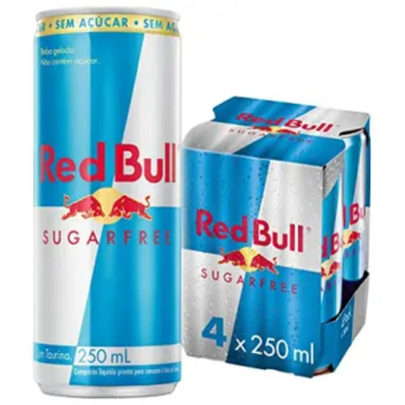 Energetico red bull pcc/04x250ml lata frutas vermelhas sugar free