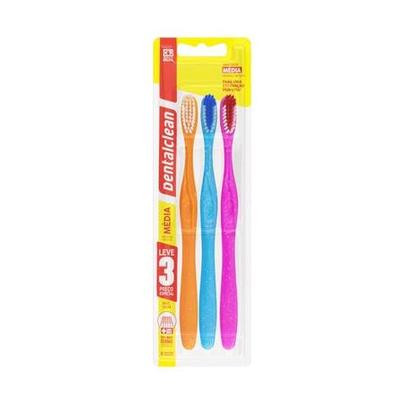 ESCOVA DENTAL DENTALCLEAN BASIC COLOR MEDIA LV3PG2