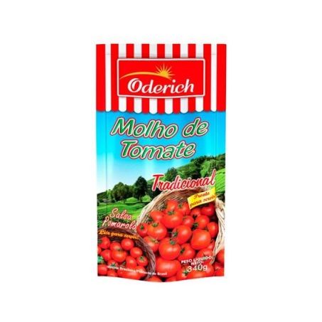 Molho oderich sc 340gr tomate trad