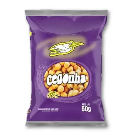 SALG CEGONHA BACON TRIGO 50G
