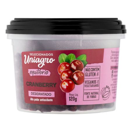 CRANBERRY DESIDRATADO UNIAGRO EQUILÍBRIO