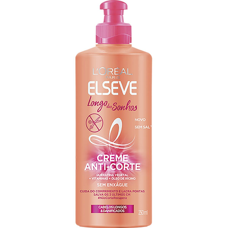 Creme para Pentear Elseve 250ml - Longo dos Sonhos