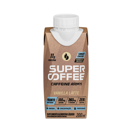Suplemento Alimentar Super Coffee Vanilla Latte 200Ml
