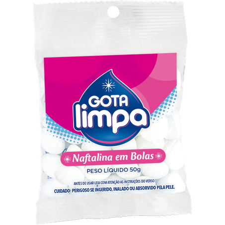 Naftalina gota limpa 50g