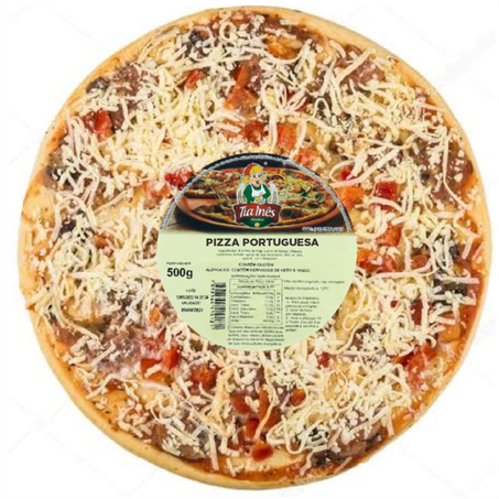 Pizza tia ines portuguesa 580g*