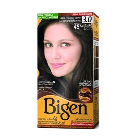 TINTURA BIGEN EM PO 48 CAST ESCURO
