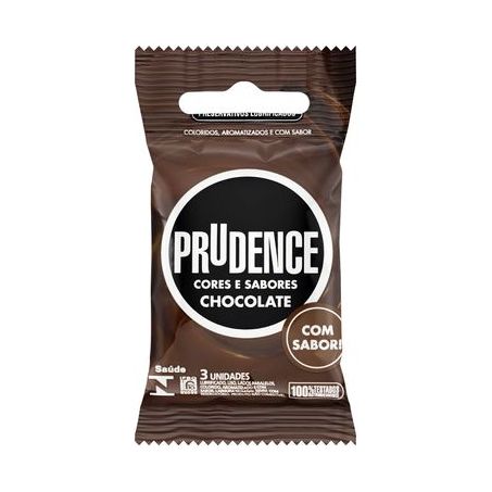 Preservativo Prudence Chocolate Embalagem 3UN
