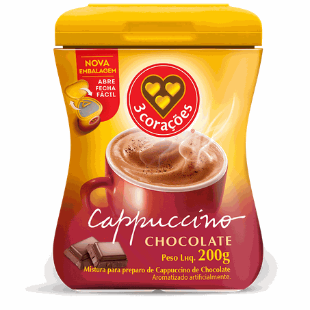Cafe 3 coracoes chocolate capuccino 200g