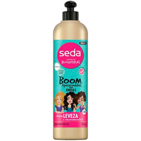 Creme Pentear Seda Boom Apaixonadas Por Ondas 400ml 
 