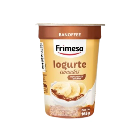 IOGURTE FRIMESA CAMADAS BANOFFEE CP 165G