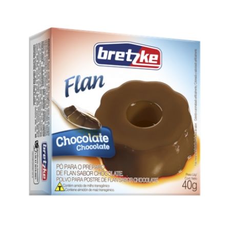 Pó flan chocolate bretze 40g
