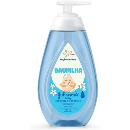 Sabonete Liq Johnson s 200ml Baby Baunilha