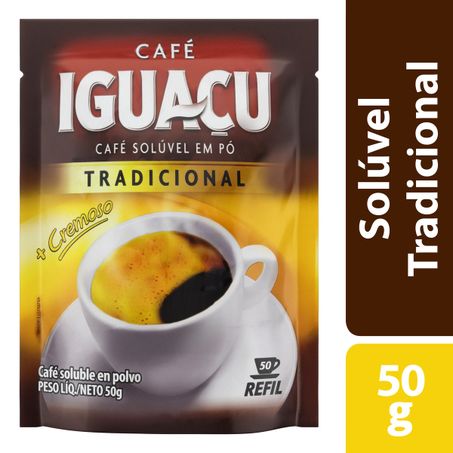 CAFÉ SOLÚVEL EM PÓ TRADICIONAL IGUAÇU SACHÊ